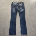 Miss Me  Low Rise Bootcut Jeans Rhinestone Flap Pockets Western Women 29 x 33.5 Photo 2