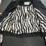 Talk of the Walk Atlantic City Vintage Beaded Zebra Jacket Size Small Photo 7