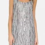 BB Dakota Sequin Shiny Silver Holiday Party Mini Dress Size S Photo 0