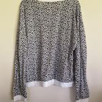 SheIn  white leopard long sleeve top large Photo 4