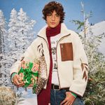 Taylor Swift  Willow Sherpa Evermore Fleece Jacket Zip Up Life Is A Willow - M Photo 2