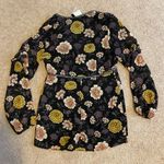 Forever 21 Floral Long Sleeve Romper Photo 1