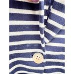 Ralph Lauren Long Sleeve Striped Notch Lapel Blazer Jacket Blue White Women's 10 Photo 5