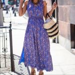 Banana Republic NWT  Paisley Gathered Sleeveless Maxi Dress Small Photo 1