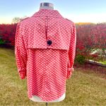 American Rag Coral & White Polka Dot Jacket Photo 5