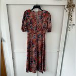 Alexia Admor  NOLA V-neck Puff Sleeve Midi Dress Size 2 Photo 4