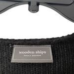 Wooden Ships  Black Knit Champagne Please Sweater size M/L Photo 2