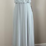 Birdy Grey Gwennie Bridesmaid Blouson Maxi Dress NWT Dove Gray Size M Photo 13