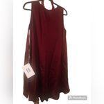Valentino Garavani  Cutout velvet-paneled satin mini dress Photo 5