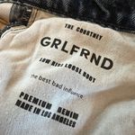 GRLFRND  Courtney Low Rise Loose Boot Jeans Blue Denim High Bridge NWT Size 31 Photo 9