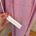 Young Fabulous and Broke Linen Blend Sandollar Shirt Dress Pink Lilac Sz Medium Photo 6