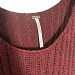 Free People Waterfall Sweater Dress Red Photo 5
