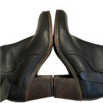 Frye  Malorie Knotted Short Boots Black Leather, Sz 6 Photo 8