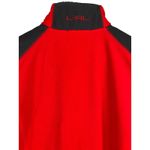 Lauren Active Ralph Lauren Bright Red Full Zip Fleece Black Details Size Medium Photo 5