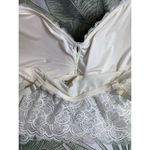 Aerie  Cream Lace Triangle Wireless Longline Bralette Bra Size XXL Photo 2