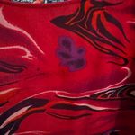 Phool Vintage 2 Piece Maxi Skirt Top Bohemian Ruffle Lined Red Purple Black XL Photo 2