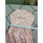 Lulus  Making Magic Blush Pink Fringe Lace-Up Mini Dress, size XS Photo 10