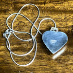 TAXCO Sterling Silver Red Jasper Heart Cabochon Pendant Necklace Photo 4