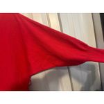 Hot Pink Knit Midi Dress Dolman Sleeve Black Trim Elegant Womens‎ Large NWT Photo 1