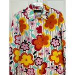 Harvé Benard NWT Y2K Floral Raincoat Size 14 – Retro Mod Flower Print vintage Photo 13
