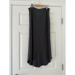 Strapless Maxi Skirt Dress Dark Gray Small Photo 1