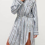 We The Free  Pop Prep Striped Shirt small coastal‎ preppy vacation beach Photo 0