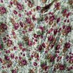 Vintage 90s Jeffrey & Dara Floral Print Wide Leg Jumpsuit 12 Petite Pink Size 12P Photo 3