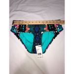 Nanette Lepore Swim Bikini Bottoms Size S Black Floral Crochet Tropical NEW Photo 5