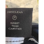 Ann Taylor Pants Womens Size 8 Blue Mid Rise Straight Leg Hook Eye Close Career Photo 7