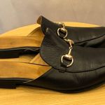 a.n.a  xi black leather slides size 8 Photo 1