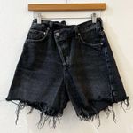 AGOLDE Women's Criss Cross Raw Hem Short Size 24 Hitchhike Photo 0