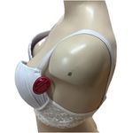 Massam Size Large White Lace Trim Underwire Bra Made in Brazil New with Tag Photo 2