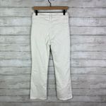 Madewell  Mid Rise Kick Out Crop Jeans White Size 27 Photo 5