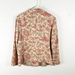 Talbots CHICO’S Silk Blend English Floral Garden Brocade Lined Button Closure Blazer 14W Photo 1