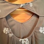 Altar'd State  Green Cream Bishop Sleeve Sundress Photo 11