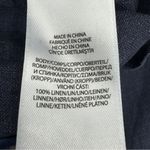 Ralph Lauren Polo  Linen Drawstring Wide Leg Pants Denim Blue Small Paperbag Photo 11