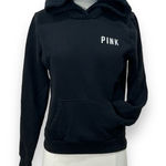 PINK - Victoria's Secret  Black Sherpa Hooded Sweatshirt Size XS Photo 0