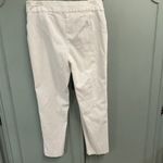 Talbots  Size 10 White Cropped Stretch Pants Dressy Casual Spring Photo 2