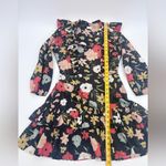 NWOT 💖Warm Black Floral Mini Dress Red Photo 6