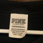 PINK - Victoria's Secret VICTORIA'S SECRET Pink Campus Long Sleeve  XS Shirt Top Logo dog - pink shimmer Photo 2