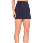 Free People  Lovers Lane Mini Skirt Navy Blue DARK ACADEMIA PREPPY CLUELESS 0 XS Photo 1