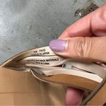 Dolce Vita Pais Snakeskin Strappy Wedge Sandals in Tan Ivory Shoes Slides Size 6 Photo 5