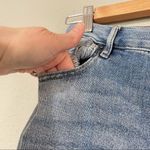 PacSun  High Rise Straight Distressed Light Wash Raw Hem Jeans Womens 24 90s Photo 4