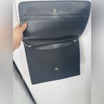 Flat cross body purse black with‎ zipper Photo 3