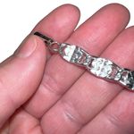 Sarah Coventry Womens Chain Bracelet Silver Tone Stamped Photo 6