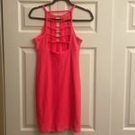 Victoria's Secret Victoria Secret Sport Womens Small Pink Ribbed Bodycon Dress Photo 2