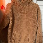 Forever 21 Brown Fuzzy Teddy Bear Hoodie Photo 0