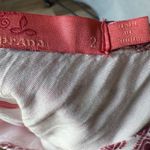 prAna Patchwork Boho Skirt Size 2 Modal Knee Length Pink Maroon Patterned Photo 4