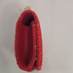 St. John  Scarlet and Gold Mini Bag.     key ring Photo 3