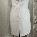 Athleta  Crosscurrent Cover Up Dress M Gray Lounge Travel Drawstring Waist‎ Tunic Photo 6